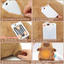 Load image into Gallery viewer, IUTOYYE Capybara Breathing Plush Toy
